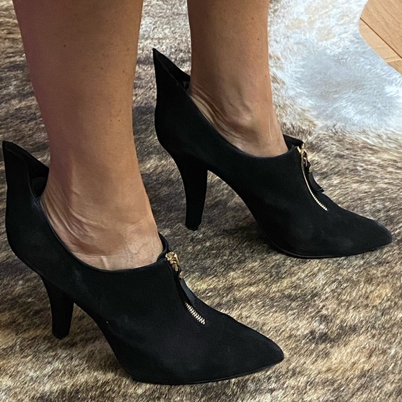 Rare Louis Vuitton Diabolik low boot 10 cm Booties sz 41. Black Suede.pre loved - Picture 13 of 14